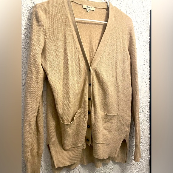 Madewell tan cardigan - Picture 1 of 4